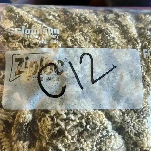 JH Collectibles Open Cardigan Long Loose Knit Brown & White Weave Belt Size S - Picture 10 of 10